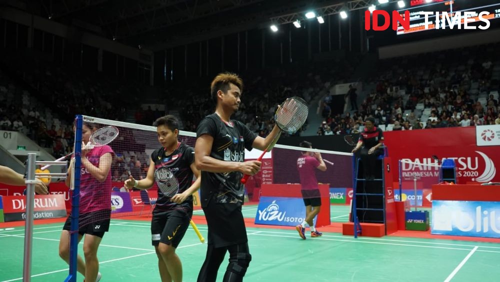 [FOTO] Intip Debut Manis Tontowi/Apriyani di Indonesia Masters 2020