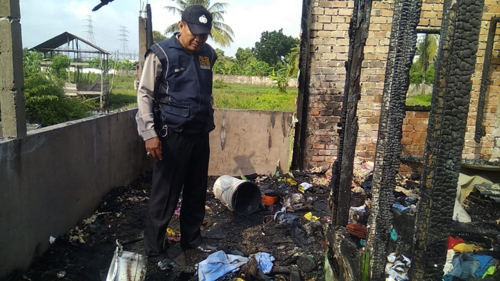 Rumah Semipermanen di Palembang Terbakar, Dua Orang Meninggal