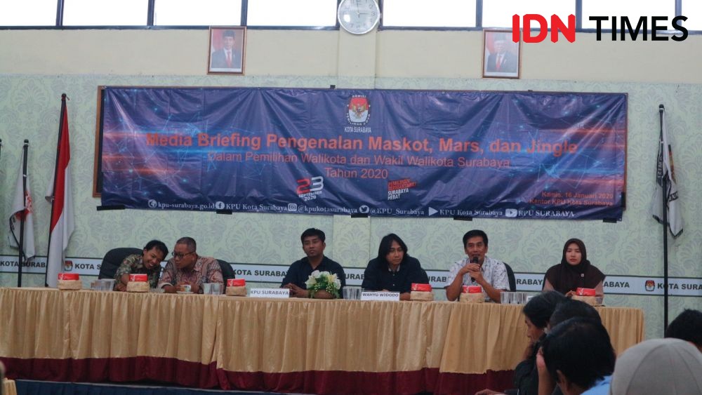 Resmi! Dua Pasangan Calon Akan Bertarung di Pilkada Surabaya