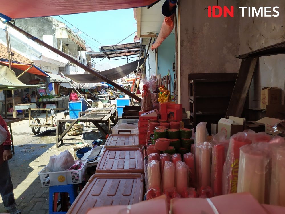 Jelang Imlek 2020 Penjualan Daging Babi di Semarang Laris Manis