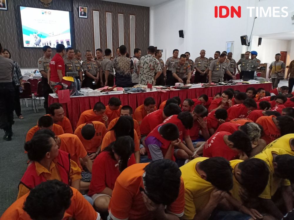 Dua Minggu Pertama 2020, Polrestabes Surabaya Ungkap 56 Kasus Kriminal
