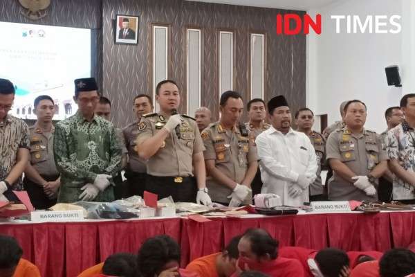 Dua Minggu Pertama 2020, Polrestabes Surabaya Ungkap 56 Kasus