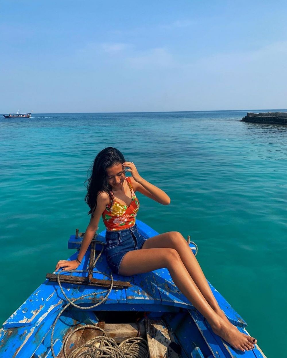 10 Potret Body Goals ala Shenina Cinnamon yang Tambah Dewasa