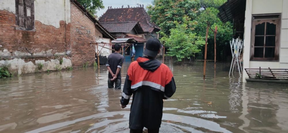 Hujan Hampir Setengah Hari, Belasan Rumah di Kudus Terendam Banjir