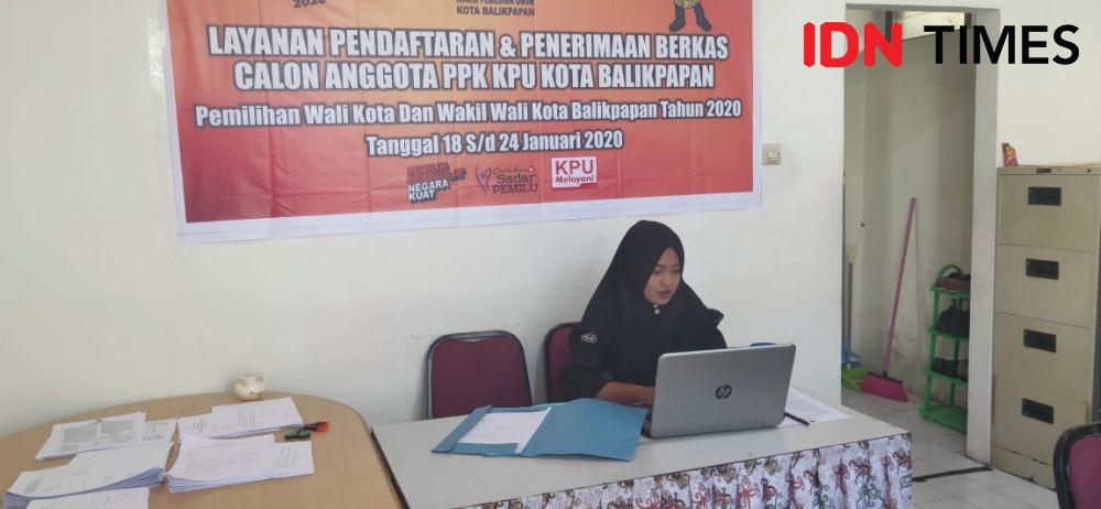Pendaftaran PPK Pilkada 2020 di KPU Kota Balikpapan Masih Sepi Peminat