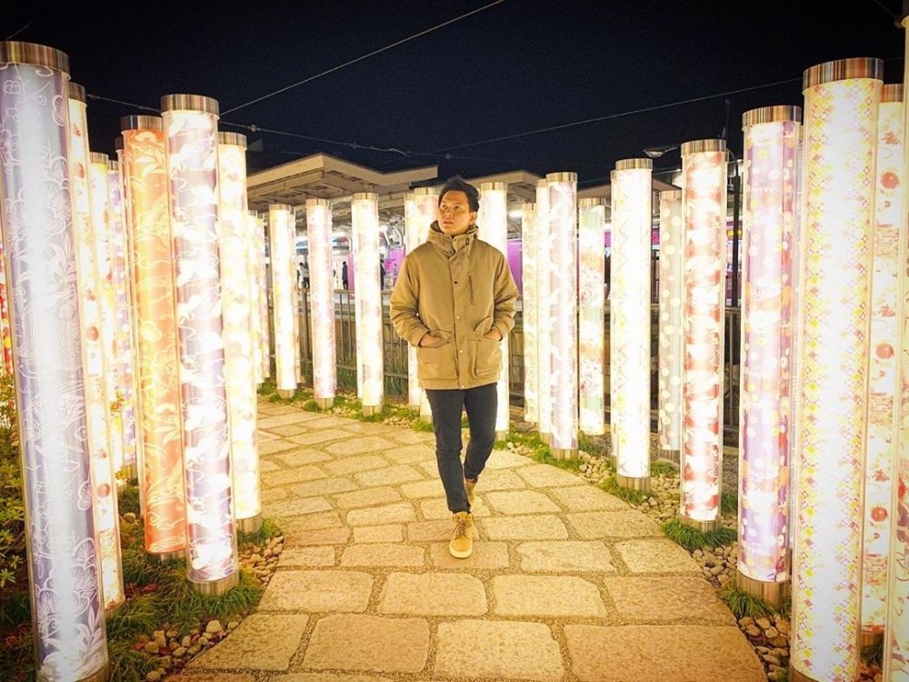 10 Foto Liburan Andi Arsyil di Jepang, Seru dan Indah Banget!