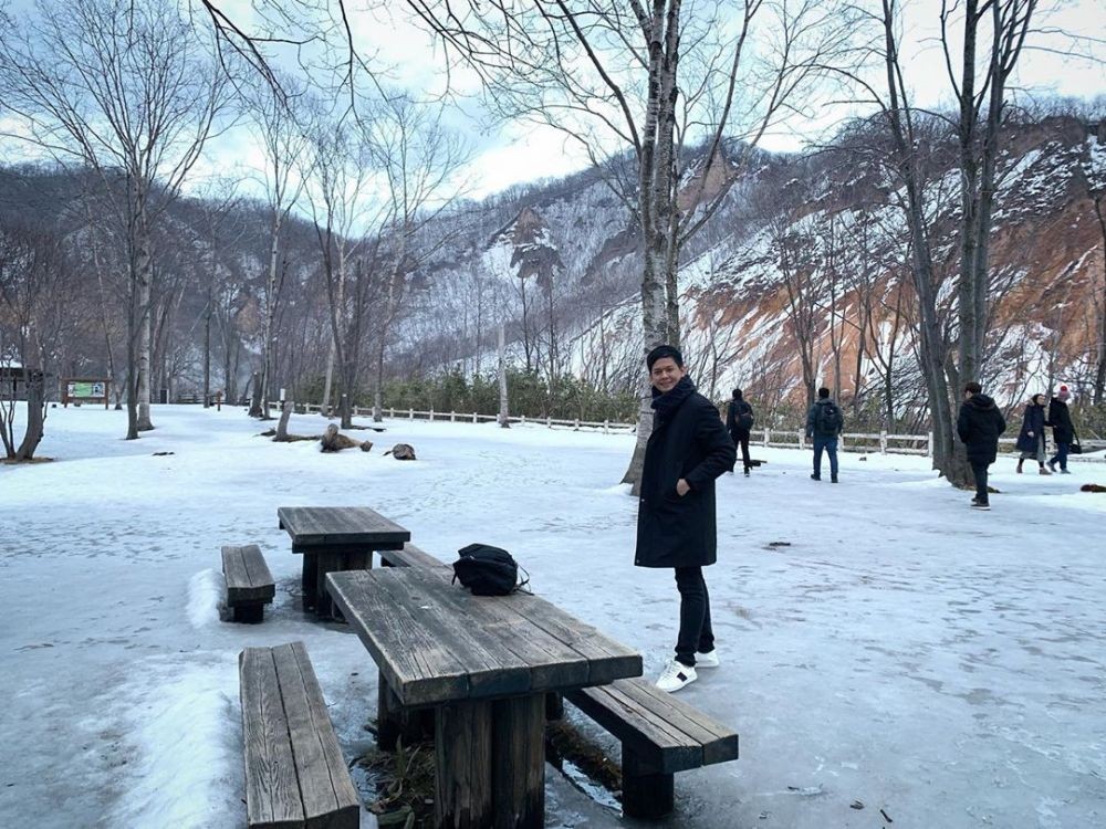 10 Foto Liburan Andi Arsyil di Jepang, Seru dan Indah Banget!