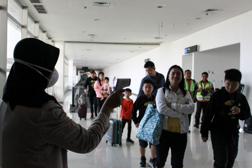 Bandara Haluoleo Kendari Pasang Thermoscanner Pendeteksi Virus Corona