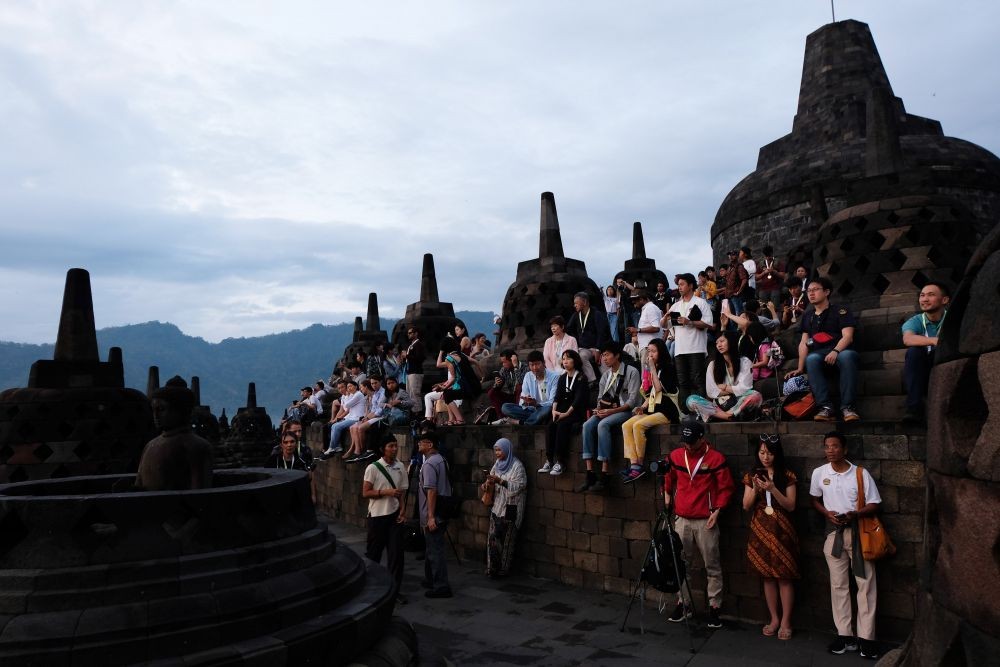 Area Kunjungan Candi Prambanan, Borobudur, dan Boko Mulai Dibatasi  