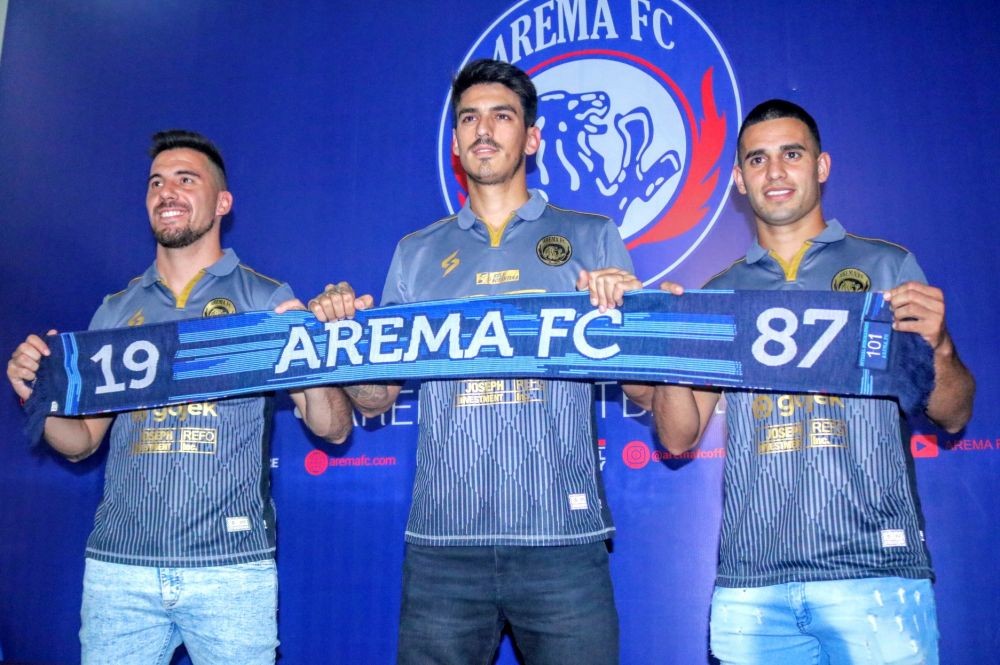 Resmi, Arema FC Perkenalkan Trio Latin Sebagai Penggawa Baru 