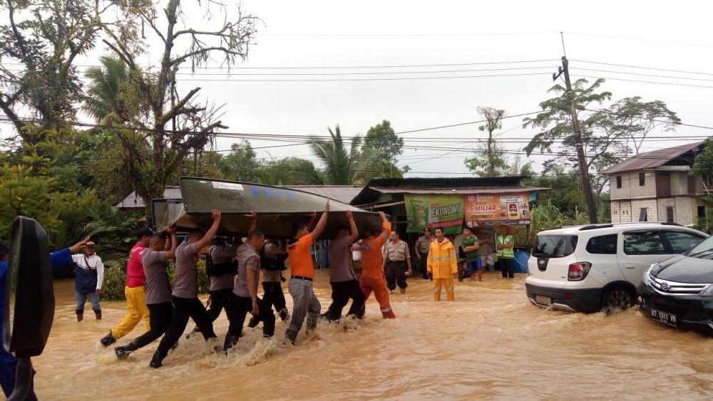 Hujan Lima Jam di Balikpapan, Puluhan Rumah Terdampak Banjir