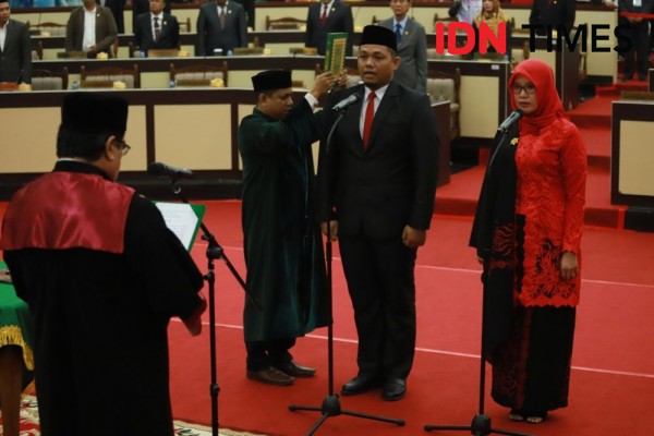 Pelantikan Dua legislator Genapkan 85 Anggota DPRD Sulsel