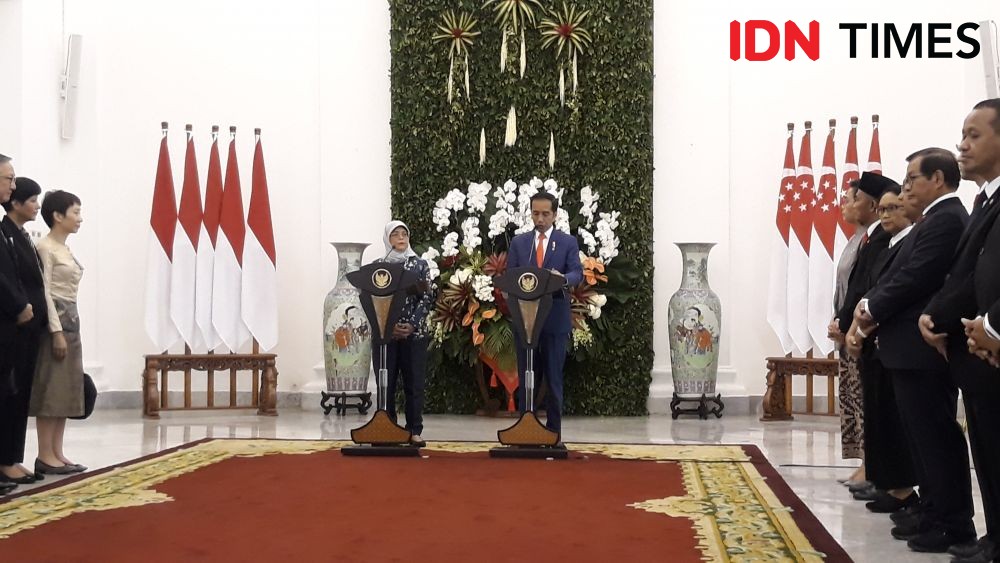 Jokowi dan Presiden Halimah Yacob Sepakat Memperkuat Kerja Sama 