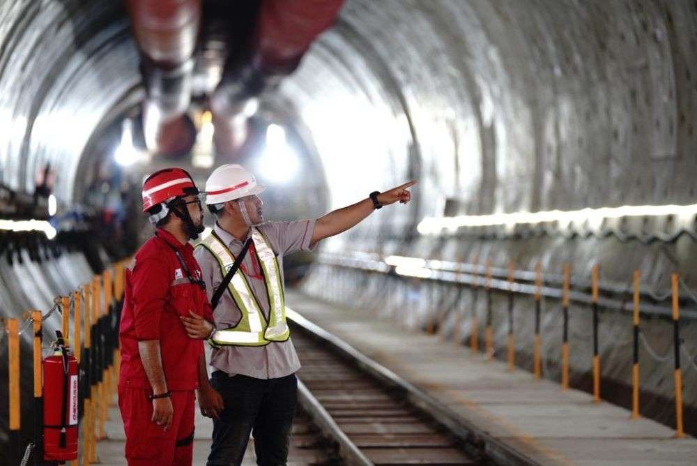 Seluruh Terowongan Kereta Cepat Jakarta-Bandung Sudah Tembus