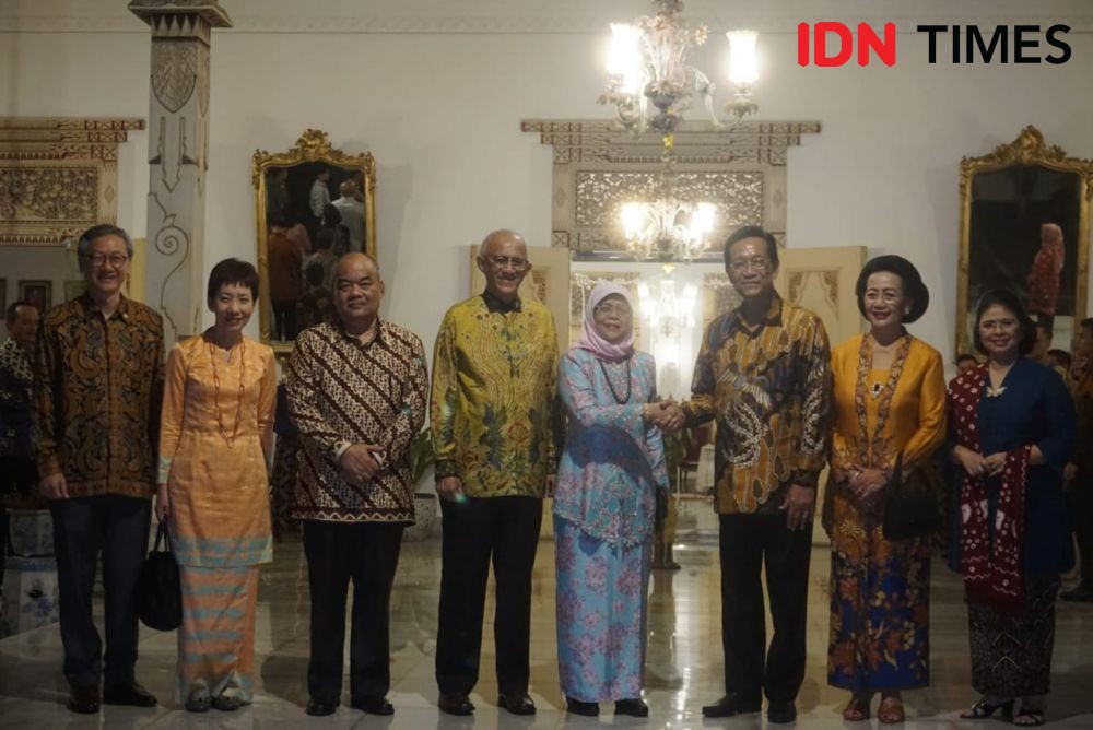 Kunjungi Keraton Yogyakarta, Presiden Singapura Disuguhi Tarian Adat