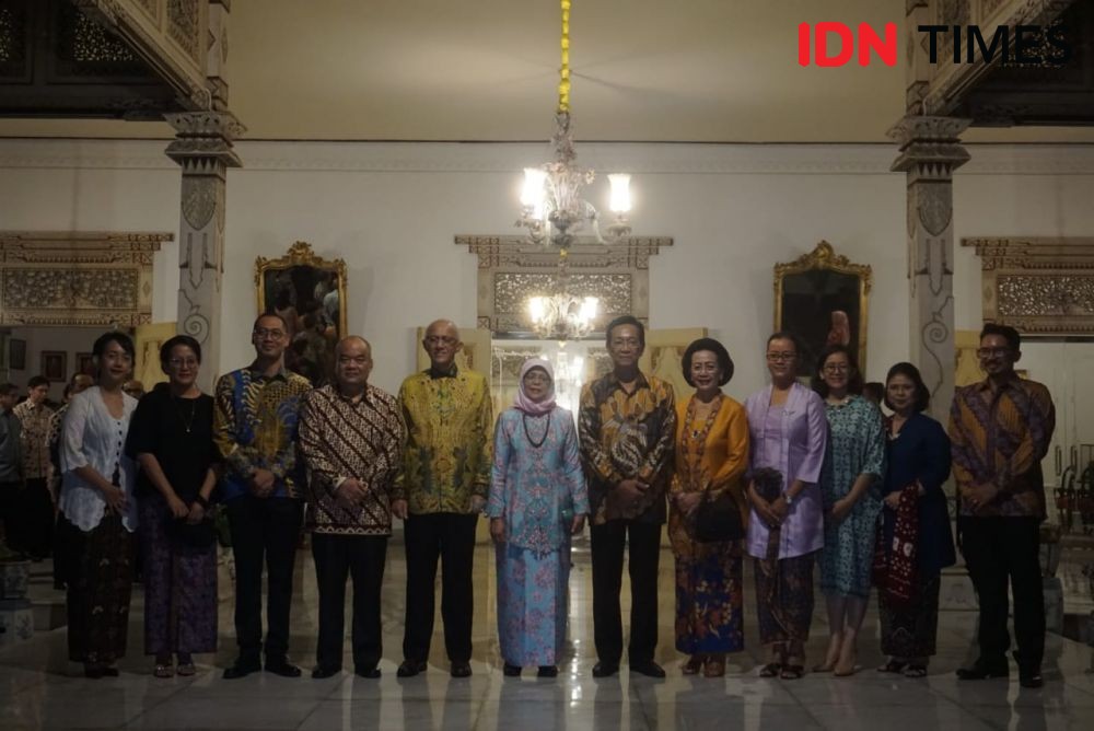 Kunjungi Keraton Yogyakarta, Presiden Singapura Disuguhi Tarian Adat