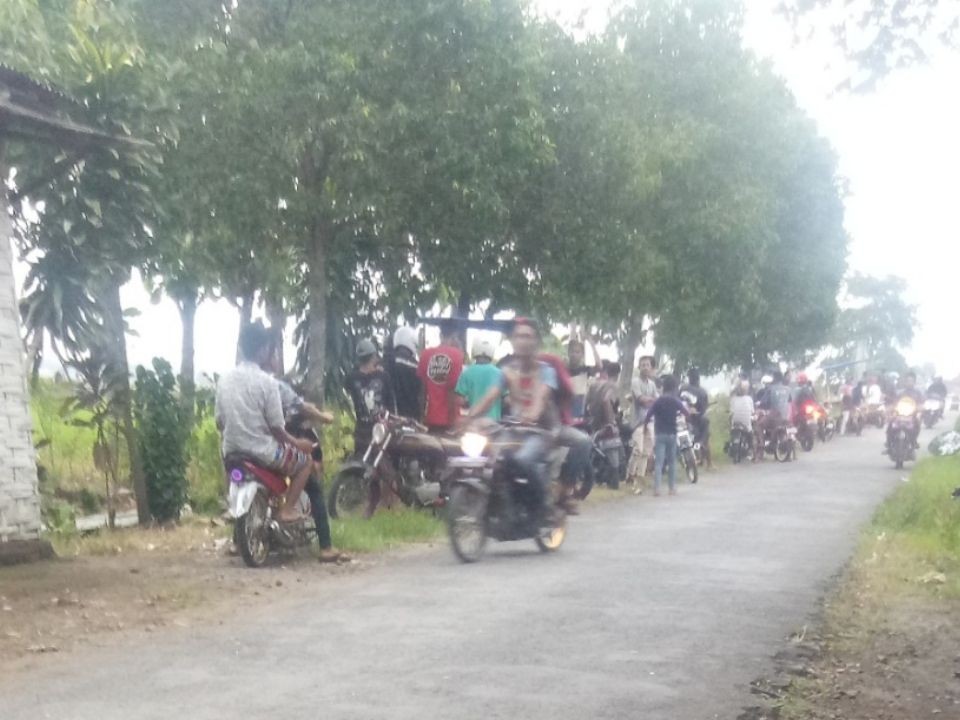 Dirazia Polisi, Penonton dan Pembalap Liar di Jombang Kocar-kacir
