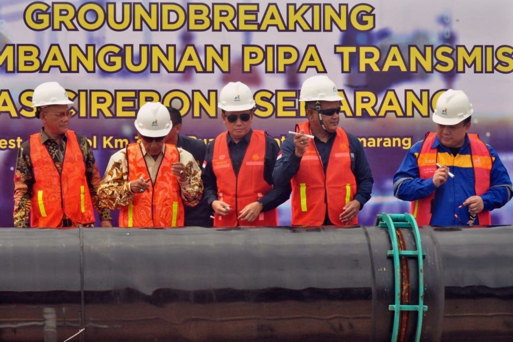 Proyek Pipa Gas Transmisi Cirebon-Semarang Sepanjang 255 KM Dimulai