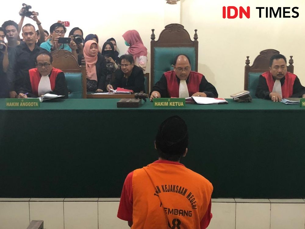 Pembunuh Driver Taksi Online Divonis Hakim PN Palembang Hukuman Mati 