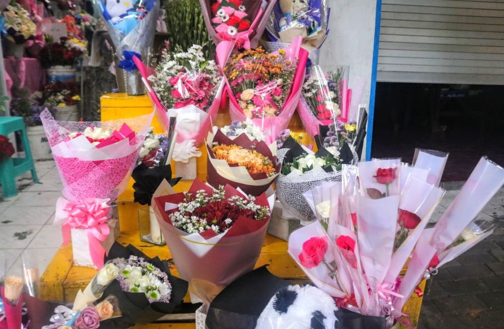 Hari Valentine, Penjualan Bunga di Kota Malang Justru Menurun 