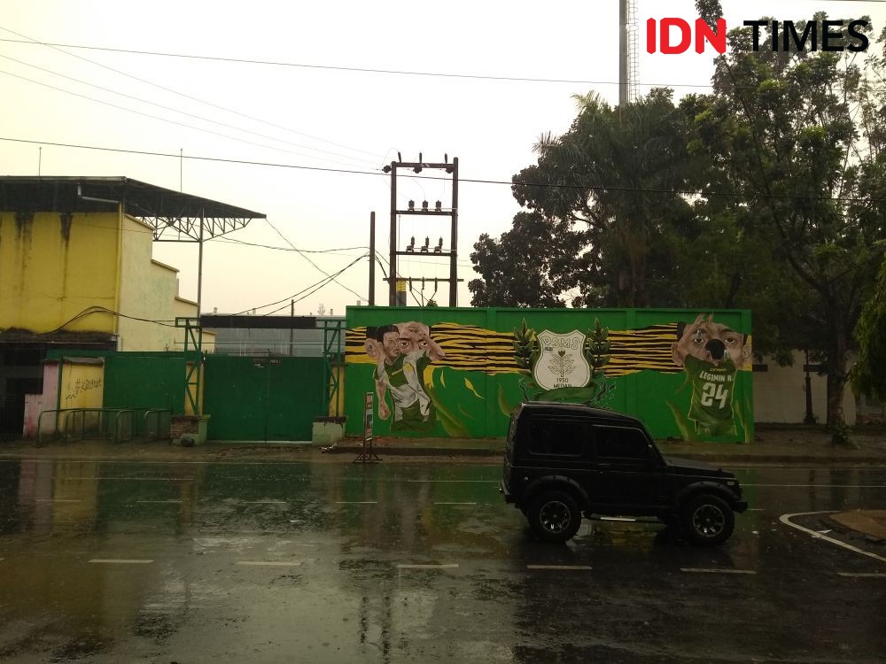 Resmikan Mural di Stadion Teladan, Akhyar: Pecinta PSMS akan Senang 