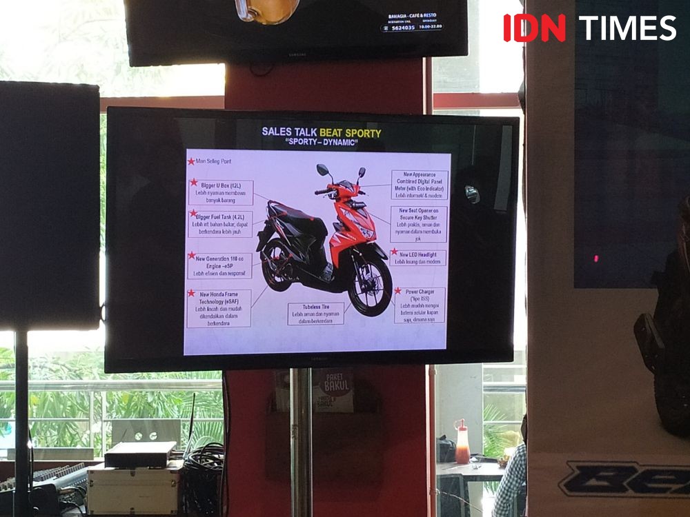 Luncurkan New Beat, Penjualan Produk Honda Sumsel Optimistis Naik 10% 