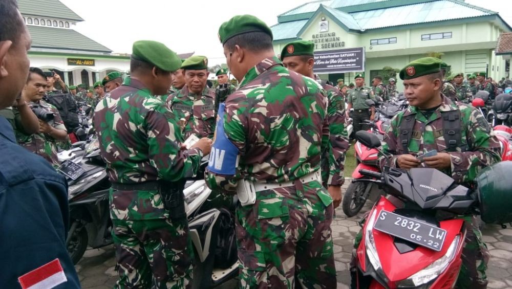 Puluhan TNI Jalani Pemeriksaan Kendaraan, Ini Hasilnya 