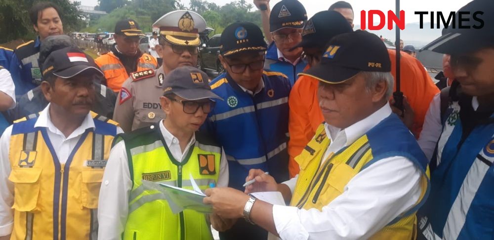 Menteri PUPR Sebut Longsor di KM 118 Purbaleunyi karena Ada Rembesan Air