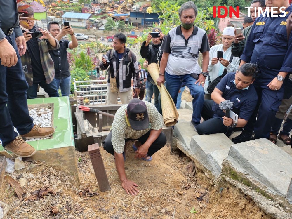 7 Potret Pembongkaran dan Autopsi Balita Tanpa Kepala di Samarinda