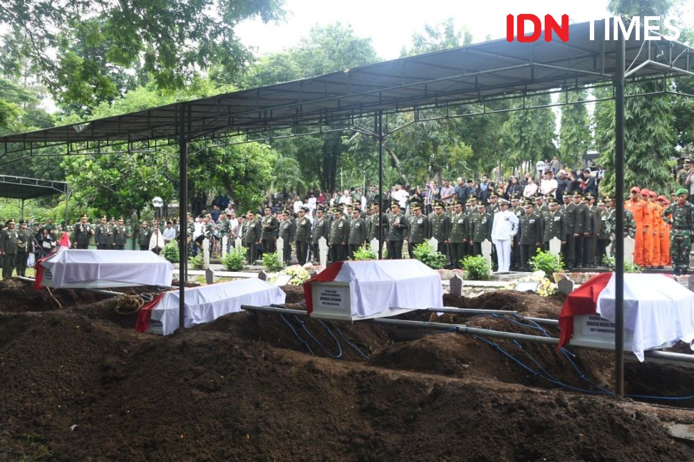 Pemakaman Sertu Dita Ilham Korban Heli MI-17, Ayah: Kami Ikhlas 