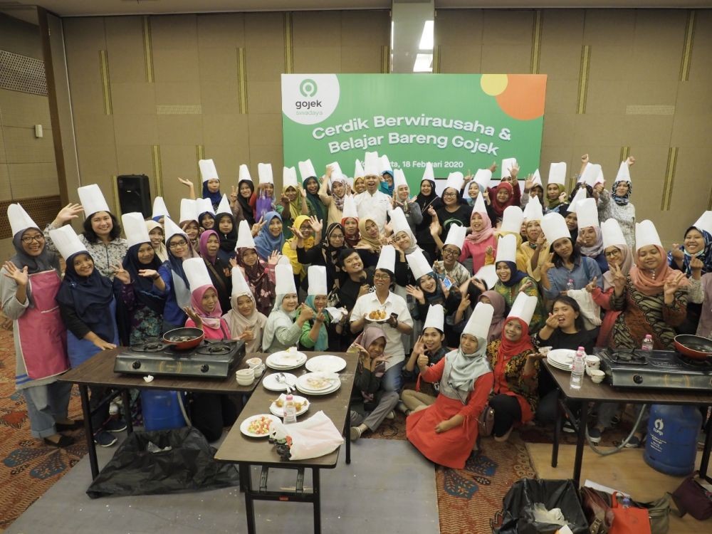 Istri Mitra Gojek di Yogyakarta Ikuti Pelatihan Usaha Kuliner
