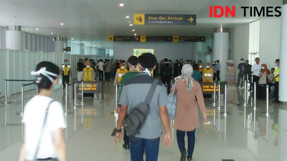 Angkasa Pura I Simulasi Pencegahan  Virus Corona di Bandara Sepinggan