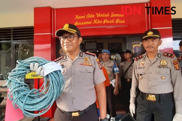 Niat Mencuri, Pria Ini Buat Jebakan Tali di Tengah Jalan