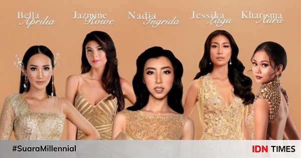Hanya ada 5 kontestan, ini 10 potret finalis miss grand indonesia 2020