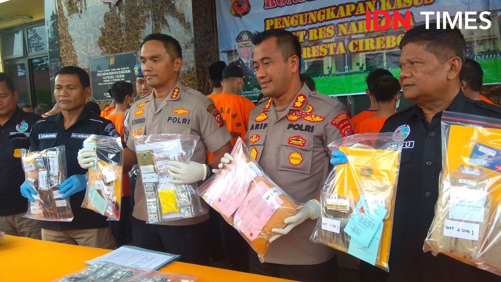 Cirebon Darurat Narkoba, 39 Tersangka Jaringan Pantura Dibekuk 