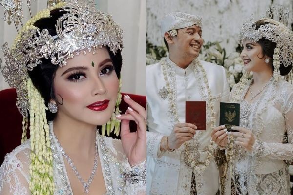 9 Style & Makeup Pernikahan Tiwi eks T2, Anggun dalam Adat Sunda!