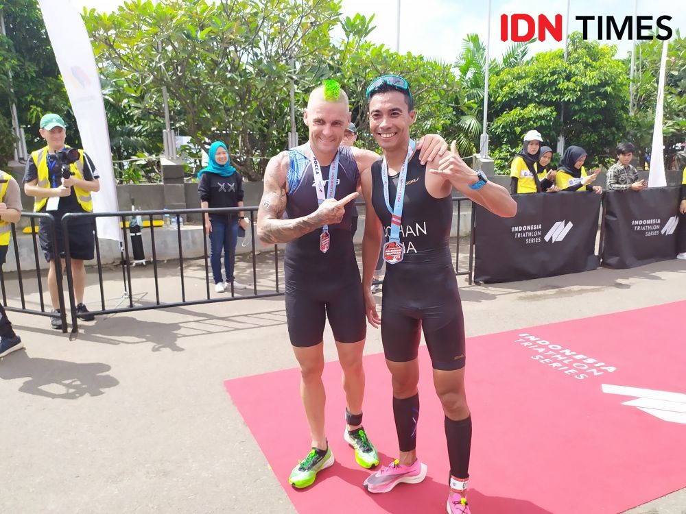 Waktu Tercepat Palembang Triathlon 2020 Male Elite Milik Jauhari Johan