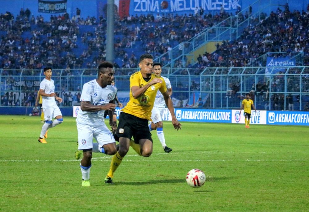 Rangkaian Launching Tim, Arema FC Raih Kemenangan atas Barito Putera 