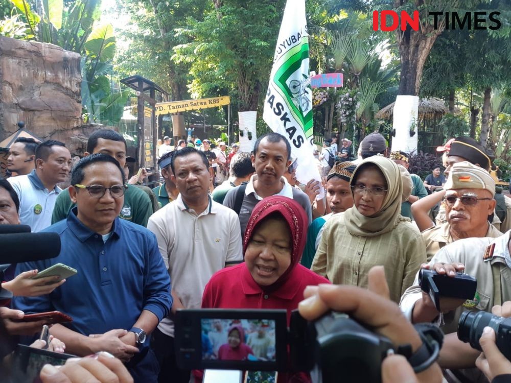 Corona Masuk Indonesia, Risma Doa Bersama agar Surabaya Aman