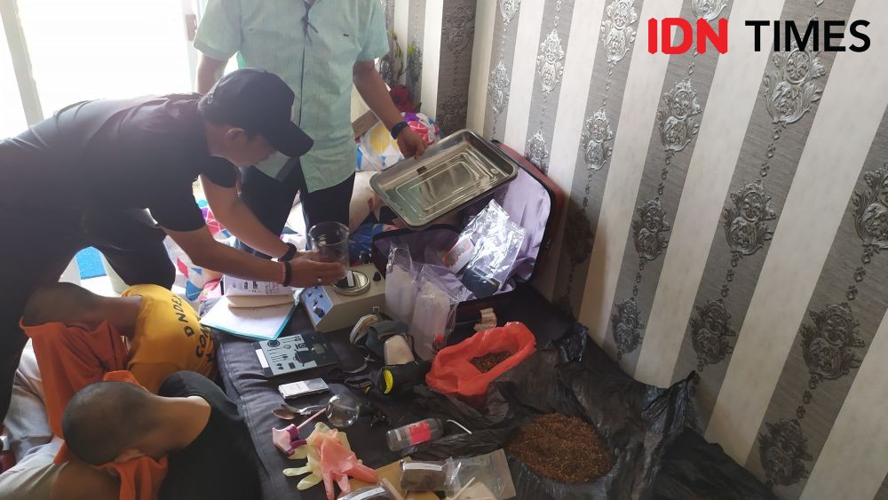 Polisi Bongkar Bisnis Gelap Narkoba di Apartemen Mewah Makassar