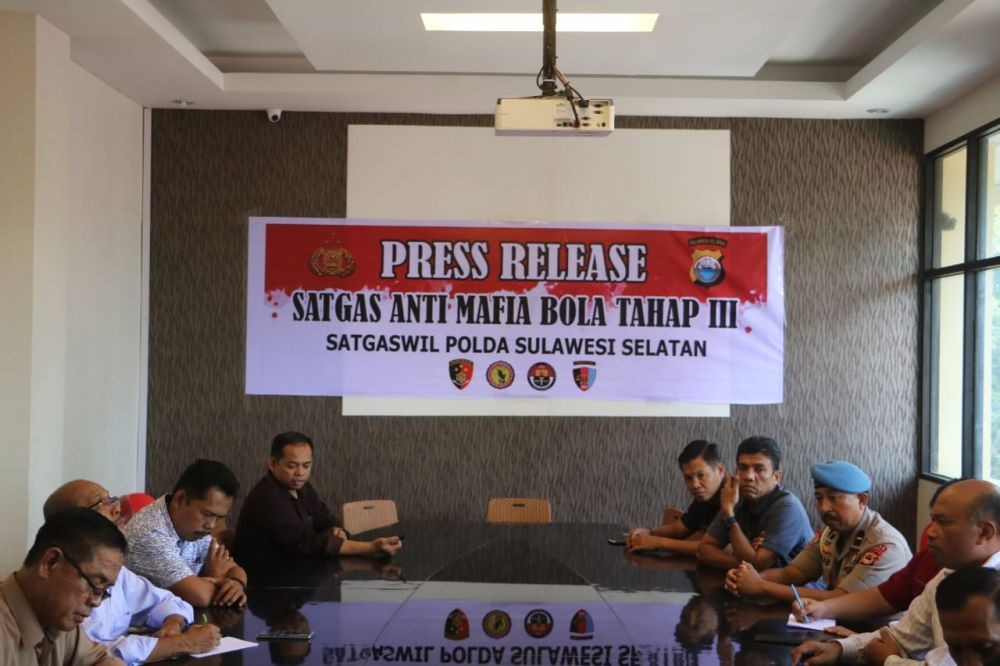 Satgas Anti Mafia Bola Polda Sulsel Warning Wasit di Liga 1 2020
