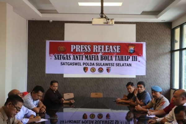 Liga I 2020, Polda Sulsel Bentuk Satgas Anti-Mafia Bola Jilid III
