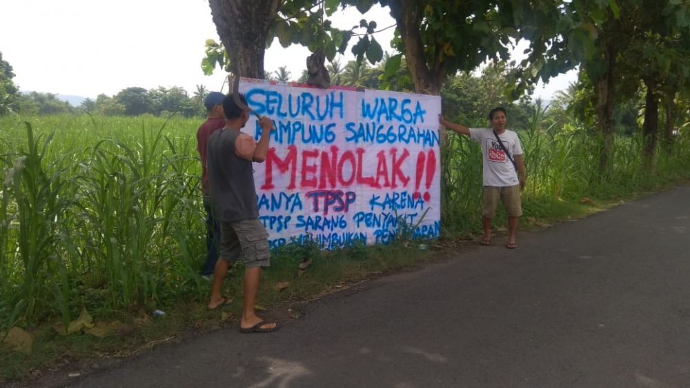 Warga Canden Bantul Tolak Rencana Pembangunan Tempat Pembuangan Sampah