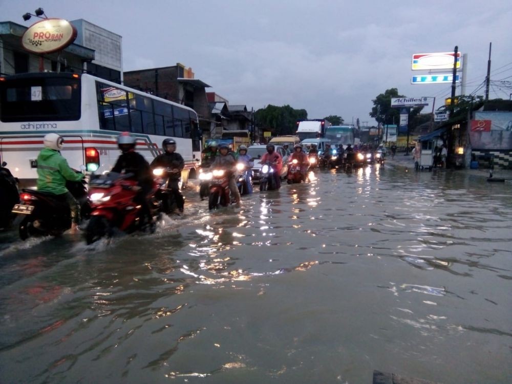 Hujan Tak Henti dari Semalam, Ini Titik  Banjir di Tangerang