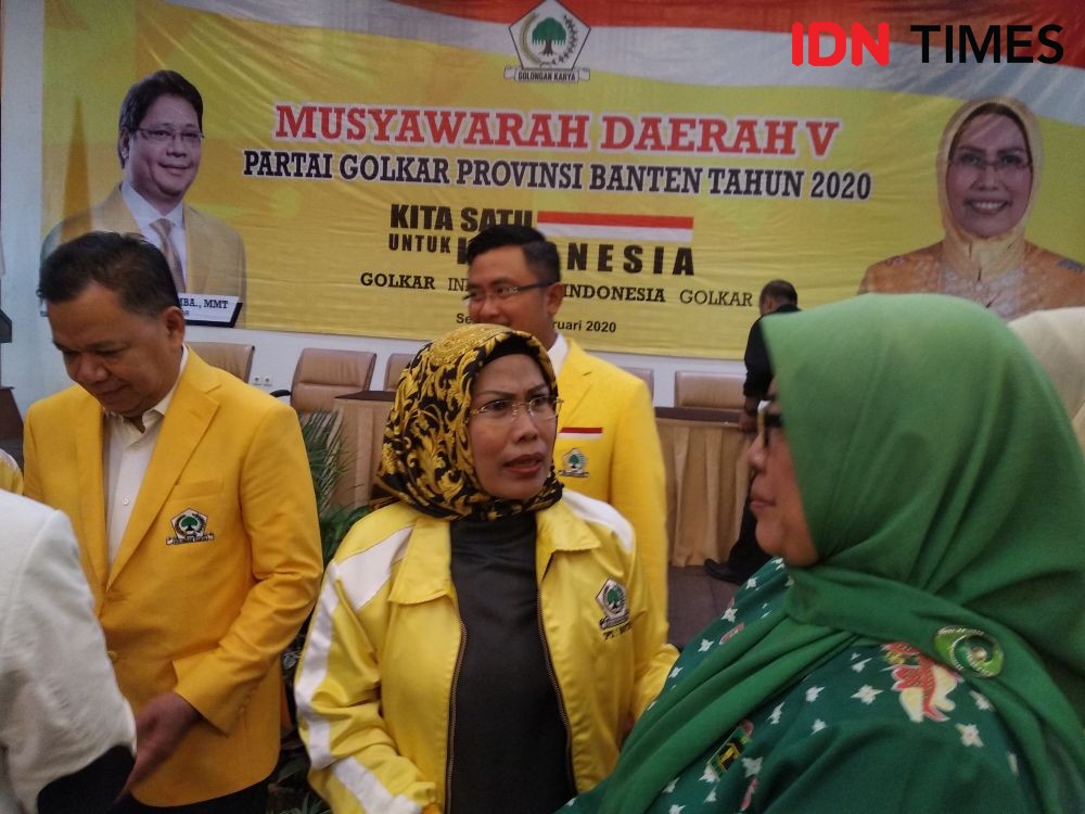 Adik Ratu Atut Pimpin Kembali Partai Golkar Banten