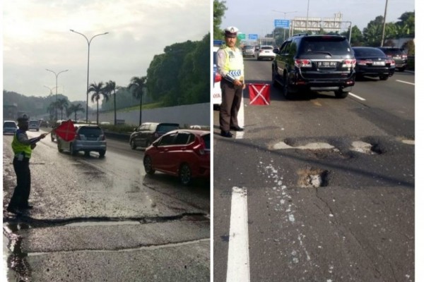 Daftar Jalan Rusak Akibat Banjir di Jakarta