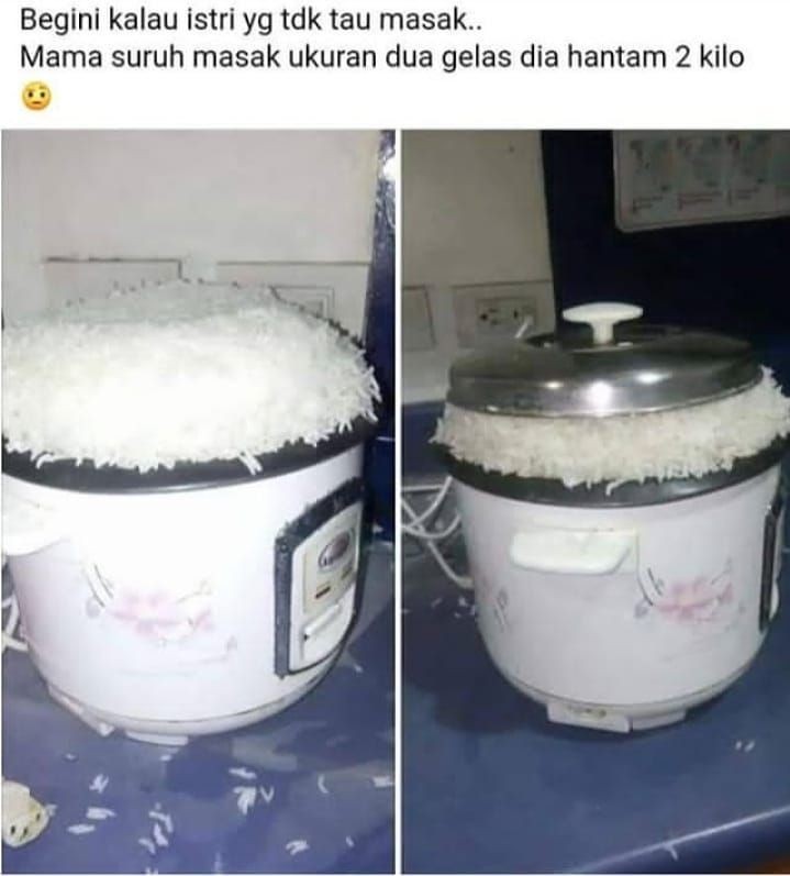 Gagal Makan Enak, 10 Potret Kocak Orang Baru Belajar Masak