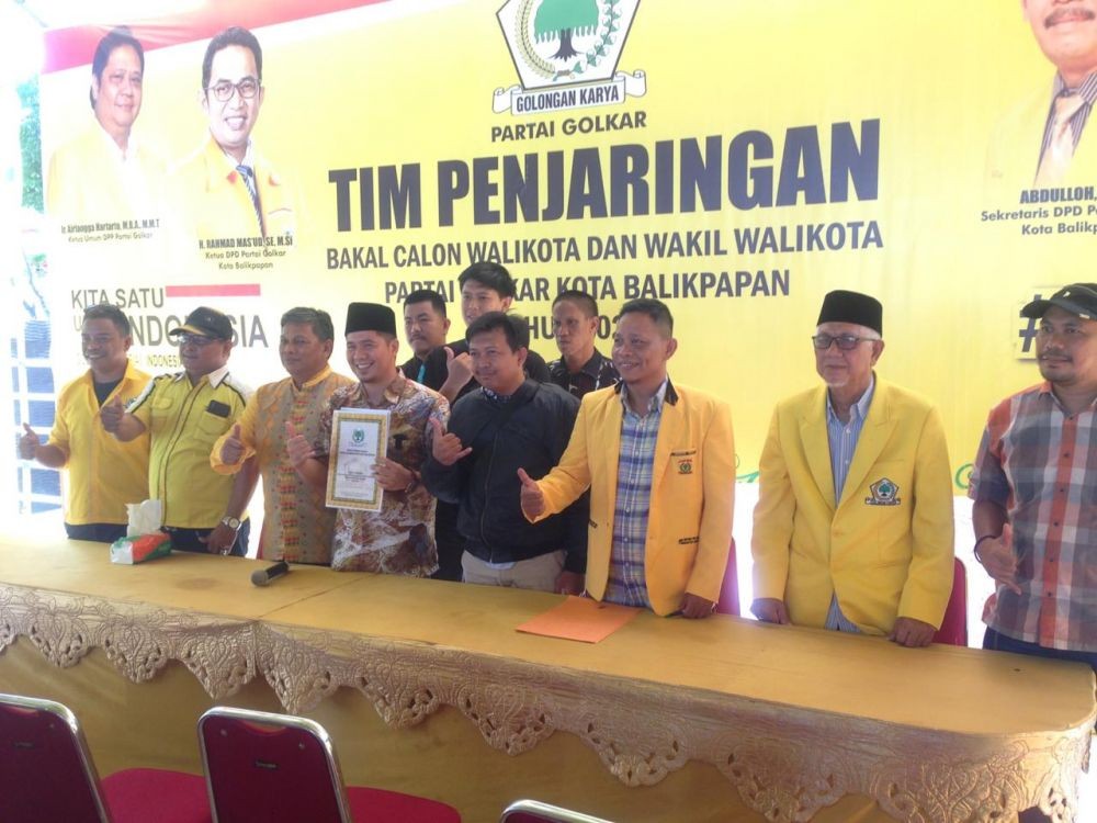 22 Balon Pilwali Balikpapan 2020 Kembalikan Berkas ke Partai Golkar 