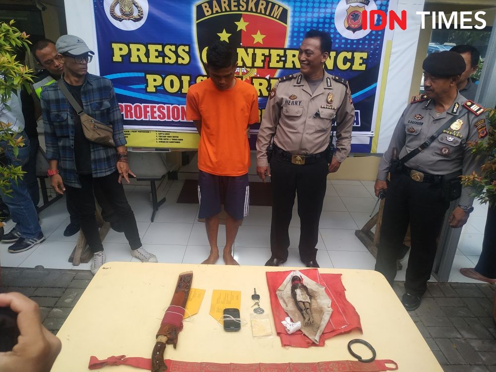 Jadikan Jenglot sebagai Jimat, Udin Nekat Begal Angkot di Bandung