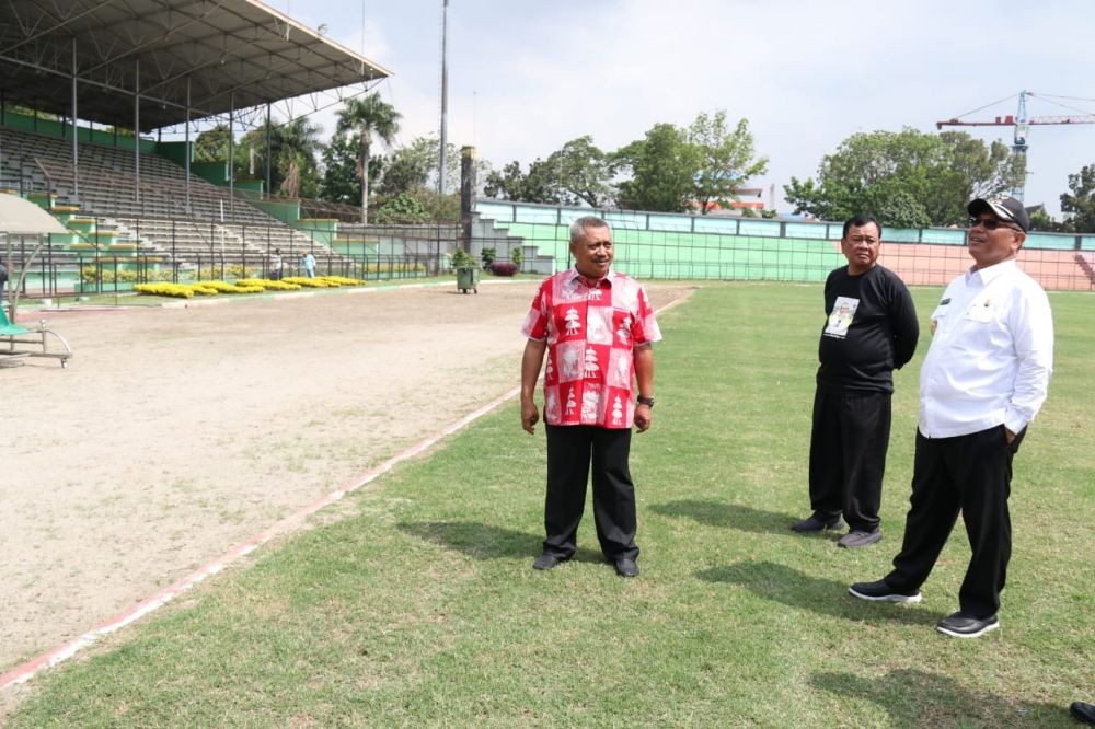 Foto Legenda-legenda PSMS Harus Menghiasi Dinding Stadion Teladan